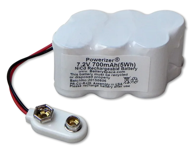 7.2V NiCd battery pack