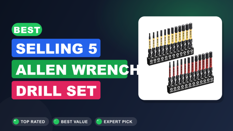 Best Selling 5 Allen Wrench Drill Set