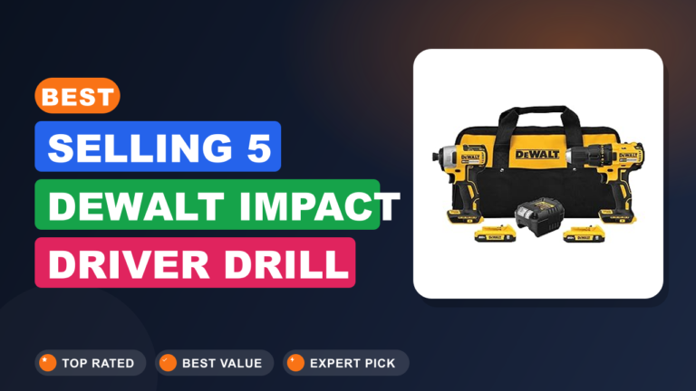 Best Selling 5 Dewalt Impact Driver Drill Set