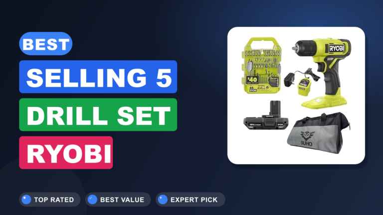 Best Selling 5 Drill Set Ryobi