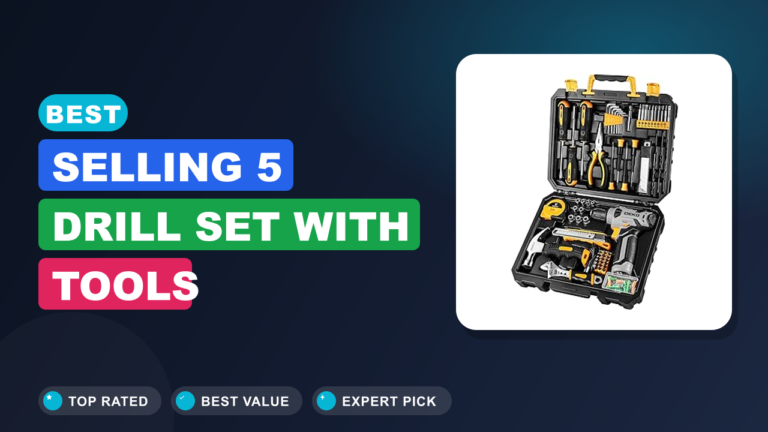 Best Selling 5 Drill Set With Tools