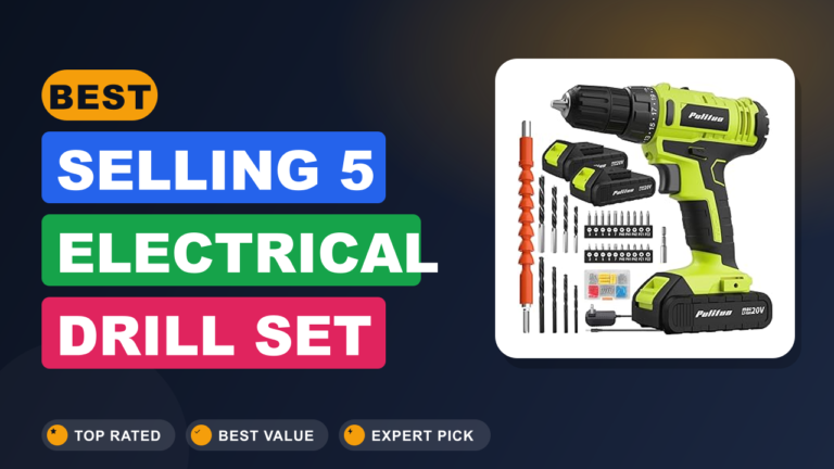 Best Selling 5 Electrical Drill Set