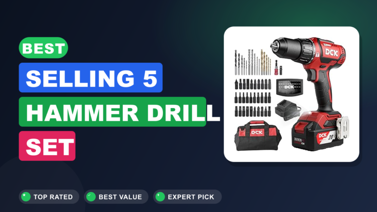 Best Selling 5 Hammer Drill Set