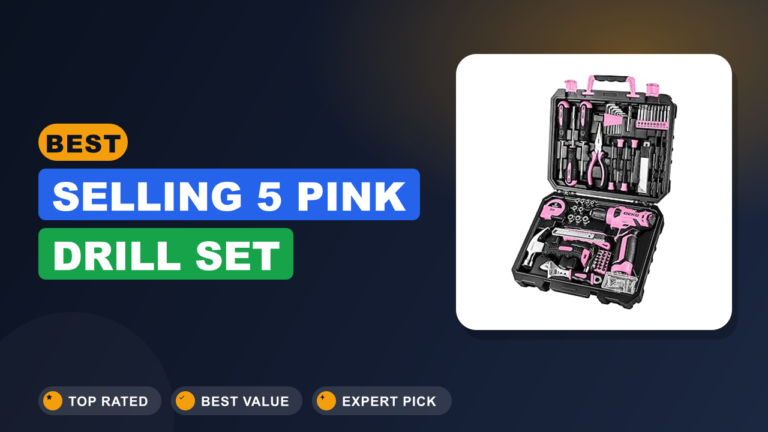 Best Selling 5 Pink Drill Set