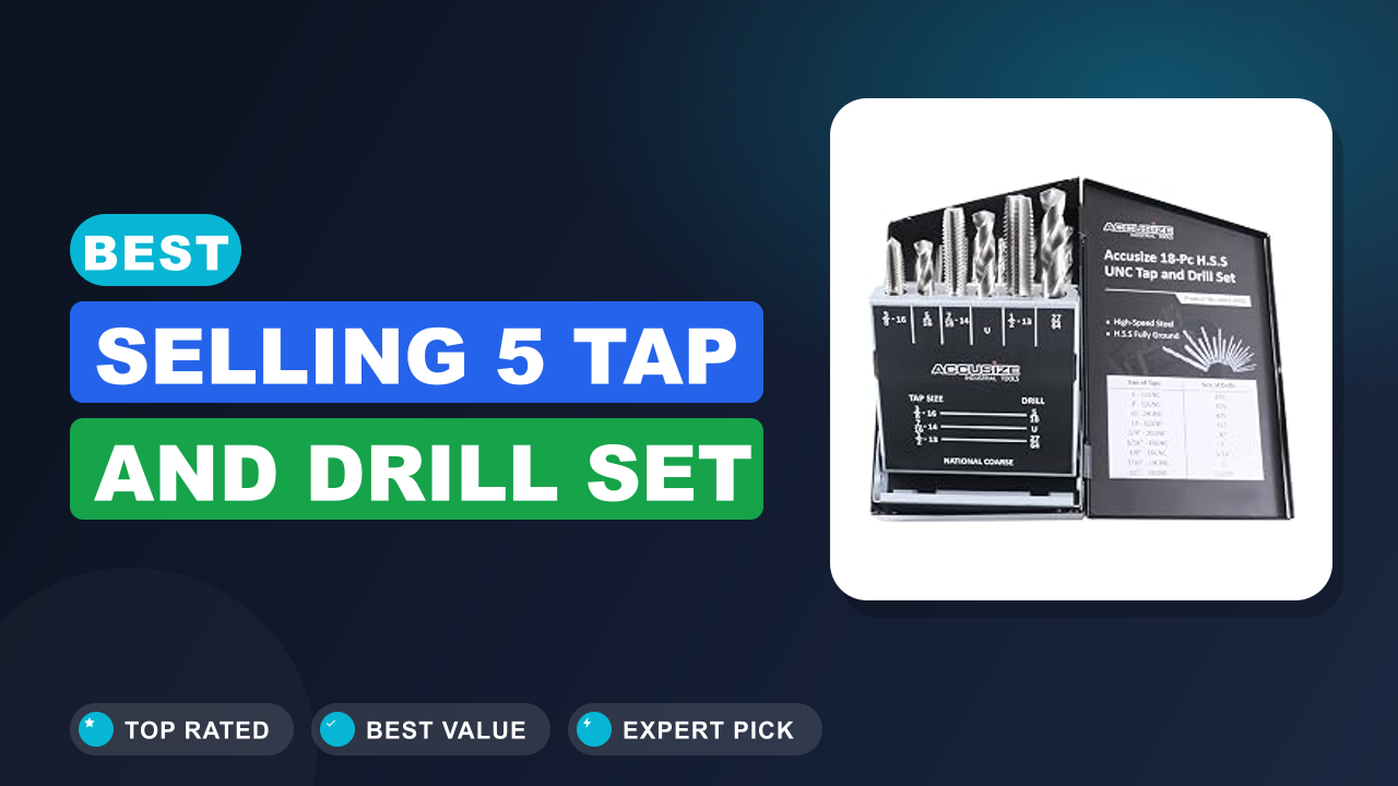 Best Selling 5 Tap and Drill Set
