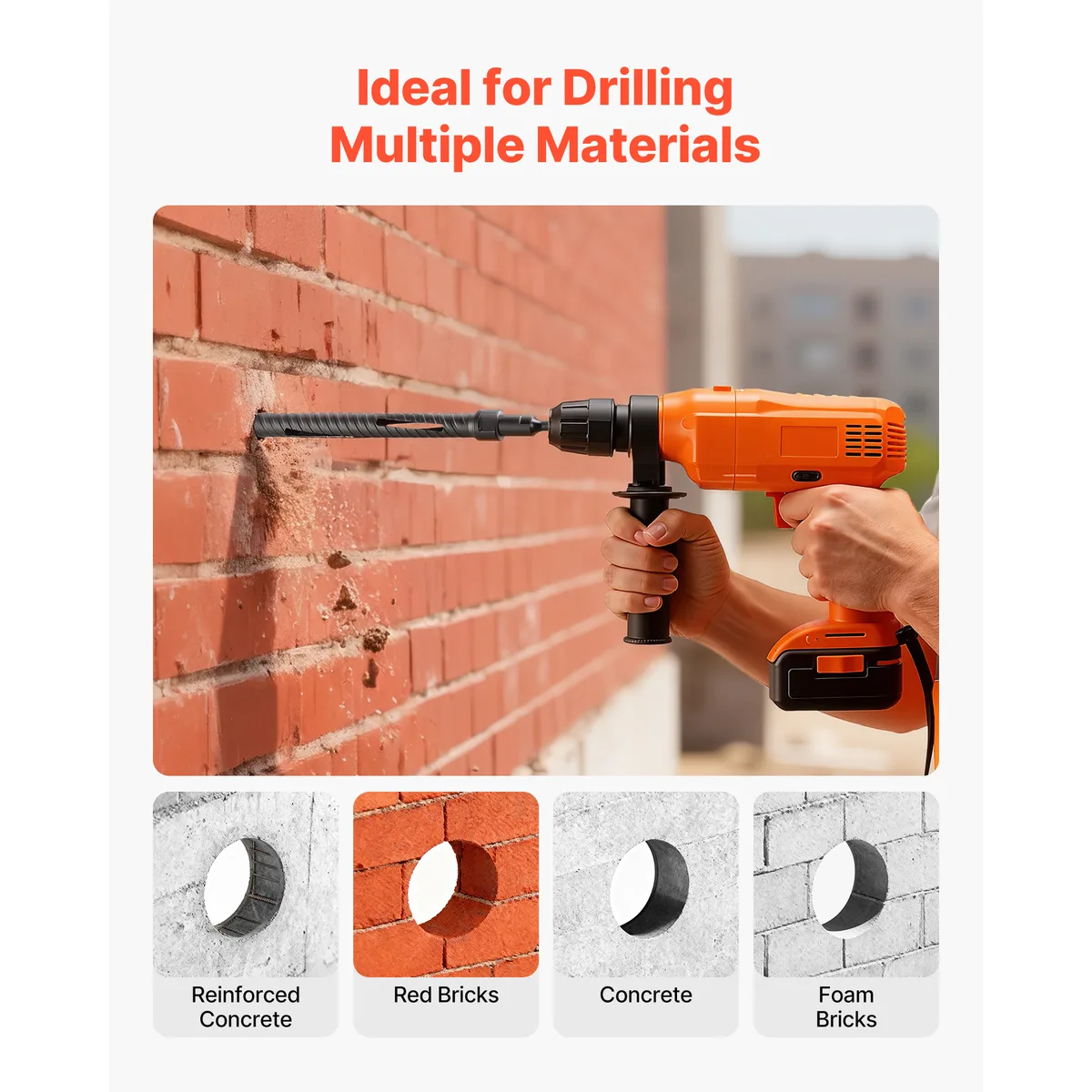 masonry drill bit in brick